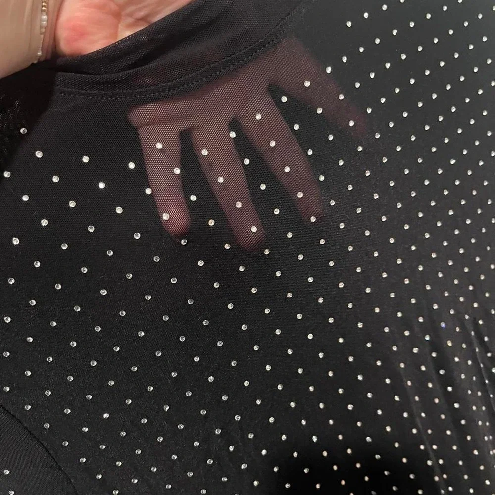 N/A sheer stretchy